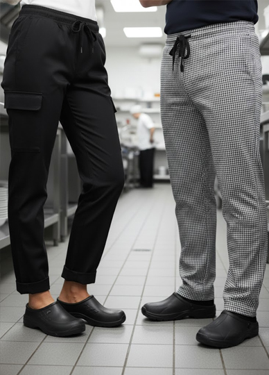 Pantalones para chef
